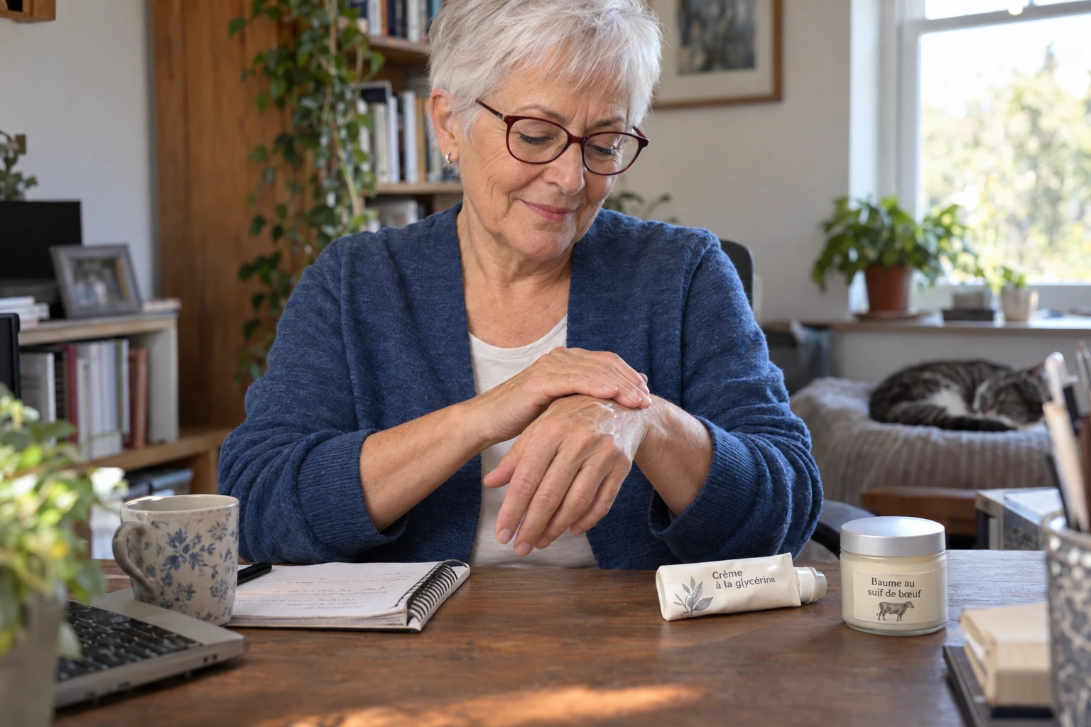 Le suif sous forme de baume