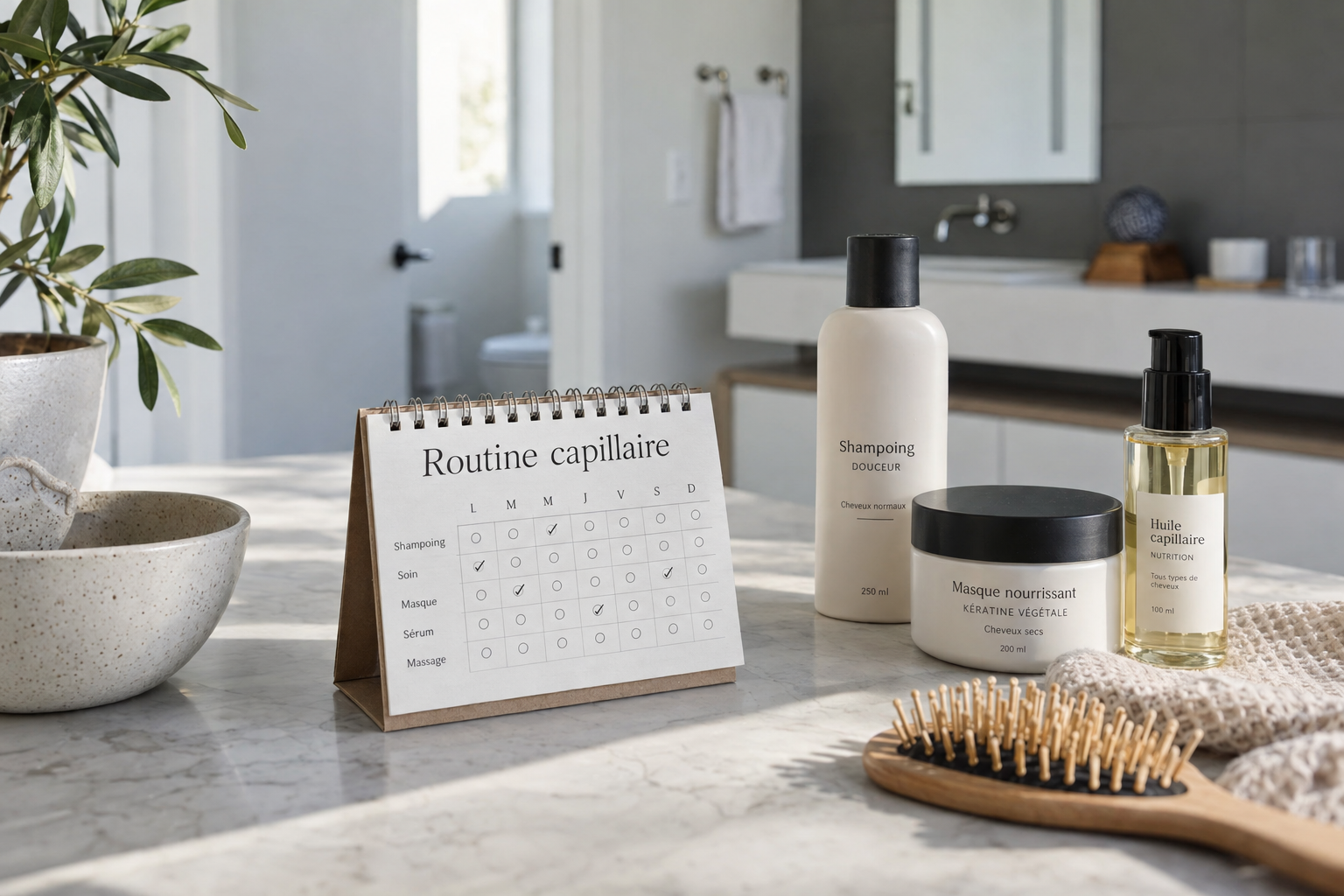 Une routine capillaire stable
