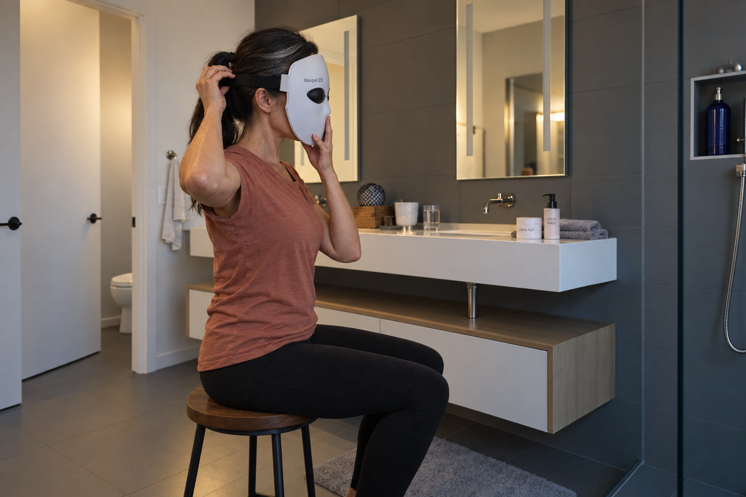 Le masque à domicile