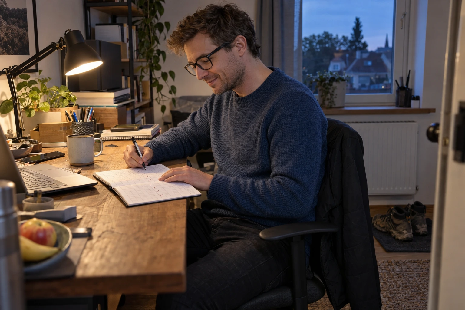 Un carnet garde vos objectifs concrets
